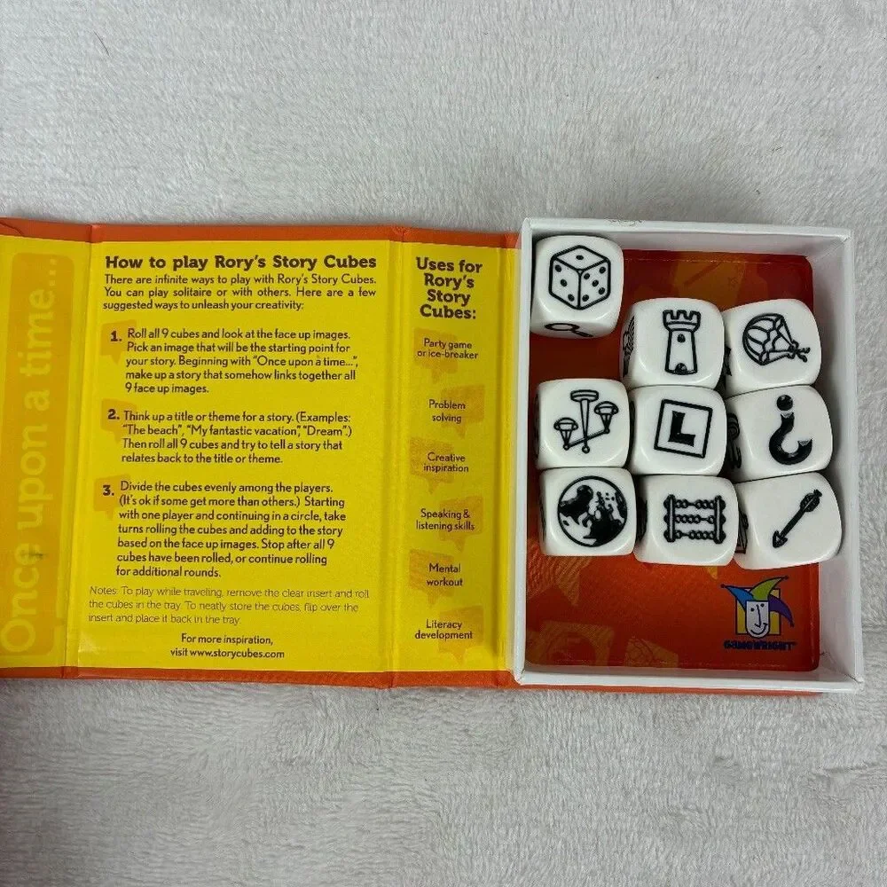 Rory's Story Cubes Original & Actions Sets -Gamewright Dice Games- Educational